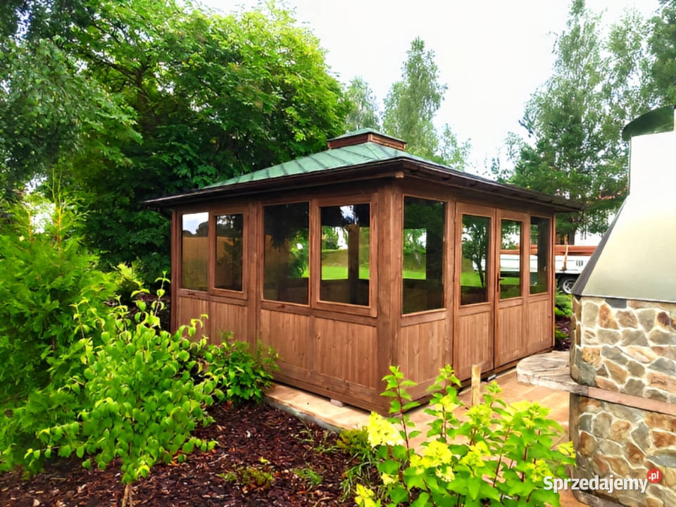 ALTANA 23 4x4 prosta OSZKLONA ALTANKA OGRODOWA Parzymiechy