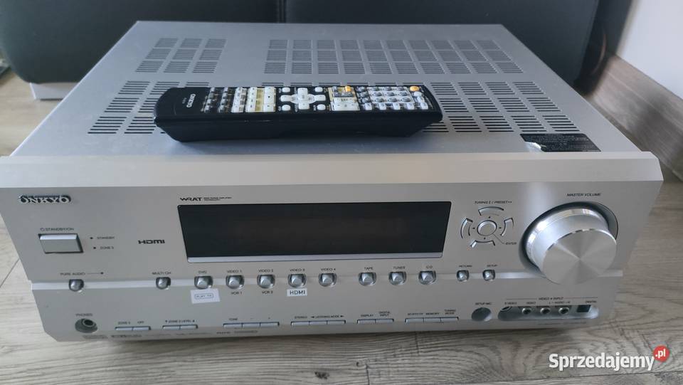 Amplituner Onkyo TXSR504E 71 Oryginalny Pilot Rypin