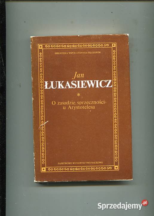 O zasadzie sprzeczności u Arystotelesa Szczecin