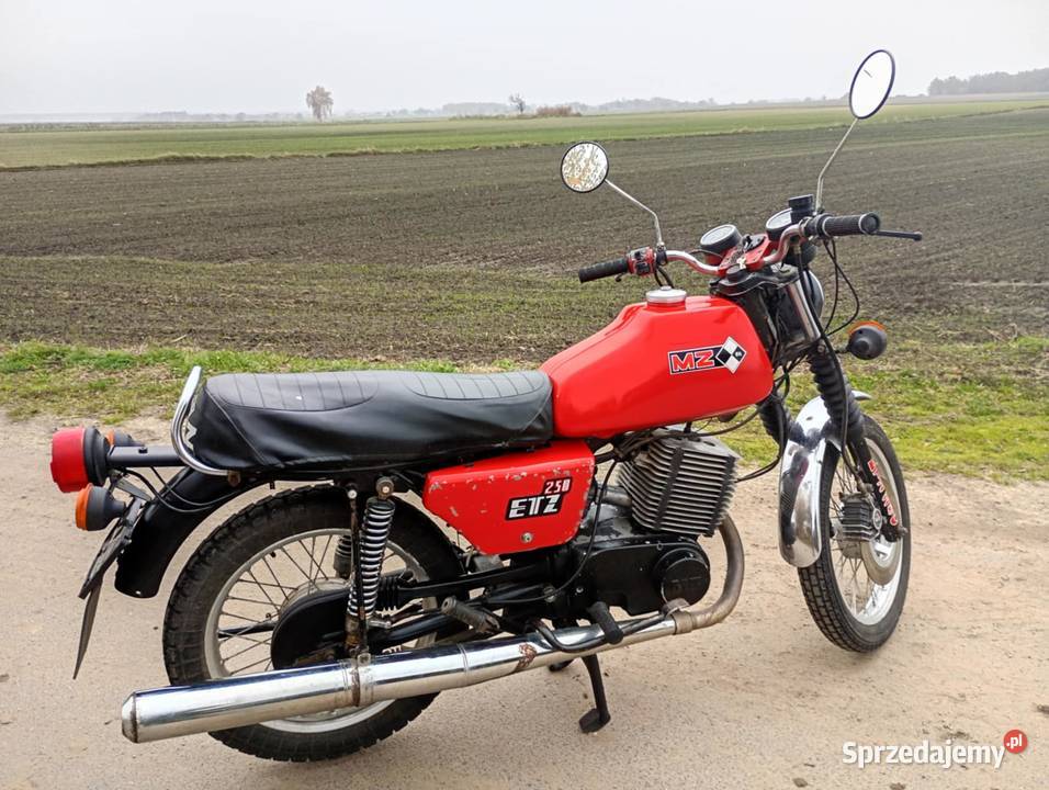 Motocykl MZ ETZ 250 1987r z dokumentami do Nowe Skalmierzyce
