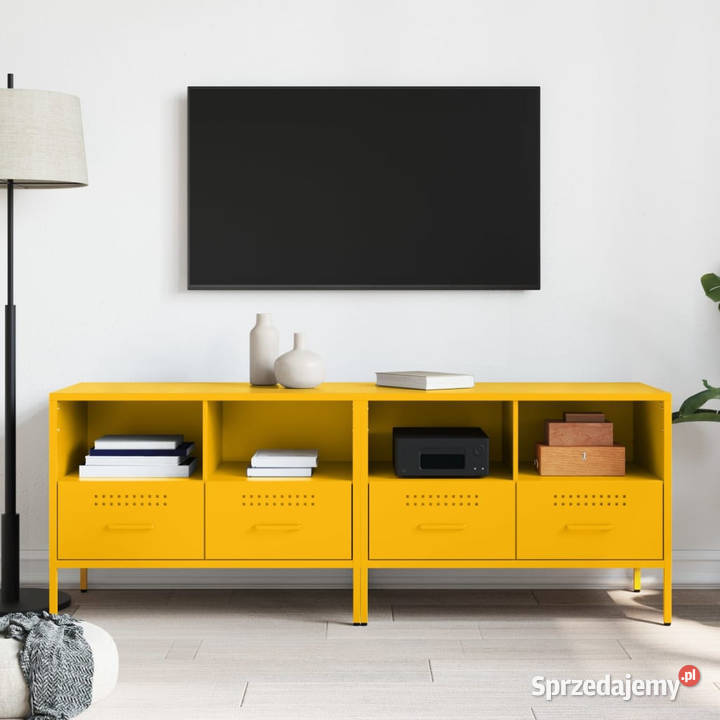 Szafki pod telewizor 2 musztardowe 68x39x505 Warszawa sprzedam