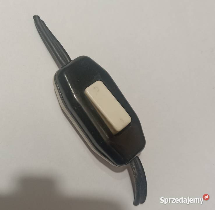 Stary Wyłącznik Włącznik Przełącznik Kabel śląskie