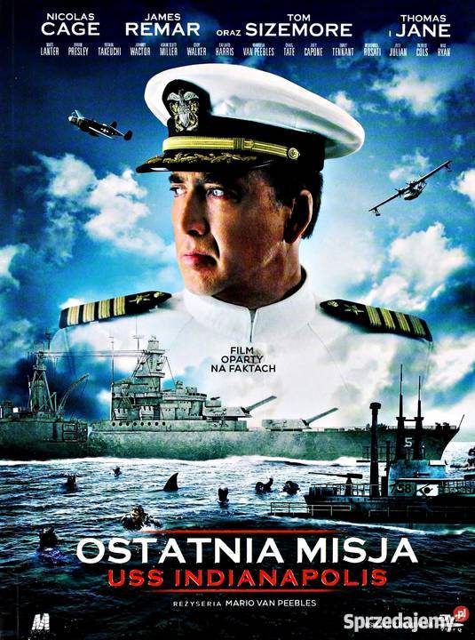 OSTATNIA MISJA USS INDIANAPOLIS NICOLAS CAGE Kalisz