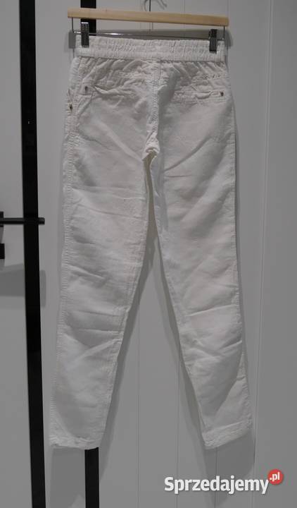 Bershka świetne spodnie lekkie len 34 XS Wrocław