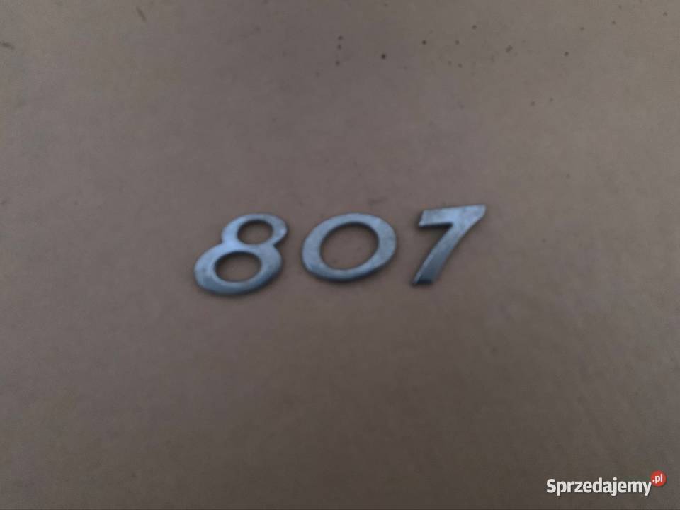 Emblemat znaczek napis hdi peugeot 807 Szczecin