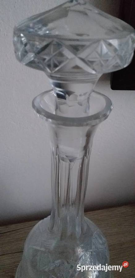 Kryształowa karafka prl Przedbórz