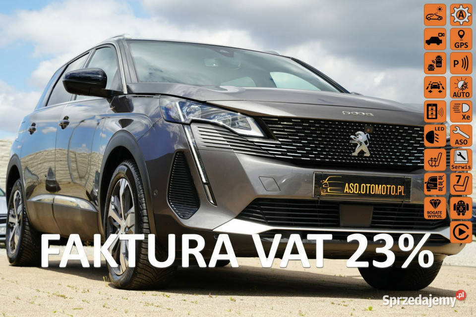 Peugeot 5008 GT kamery Skora Nawi blis GRIP Otmuchów