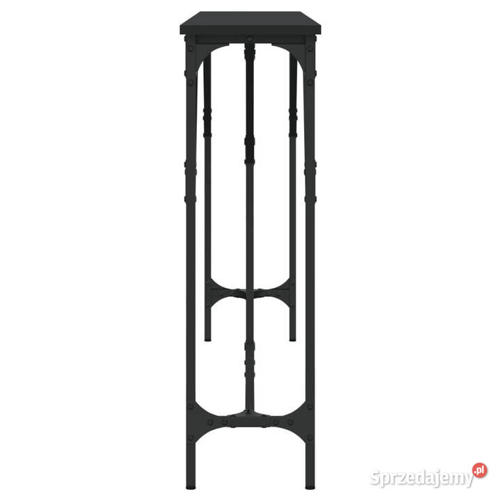 Stolik konsolowy czarny 180x23x75 materiał Warszawa sprzedam