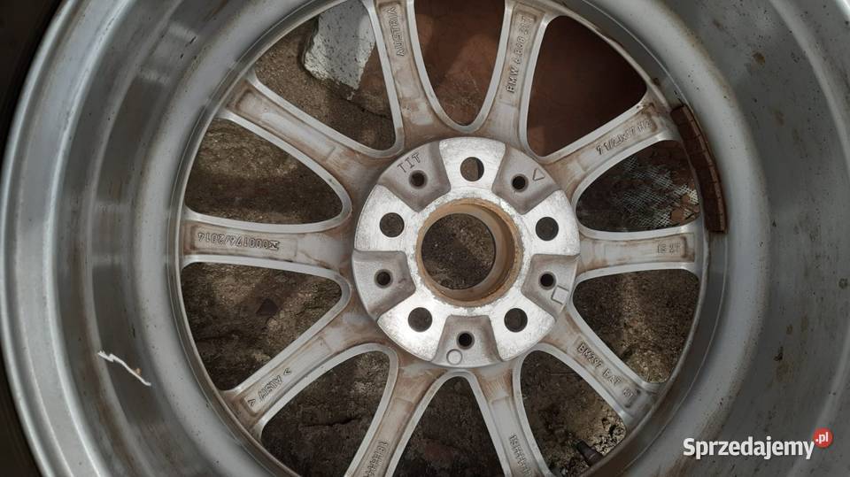 Piękne oryginalne felgi stalowe BMW