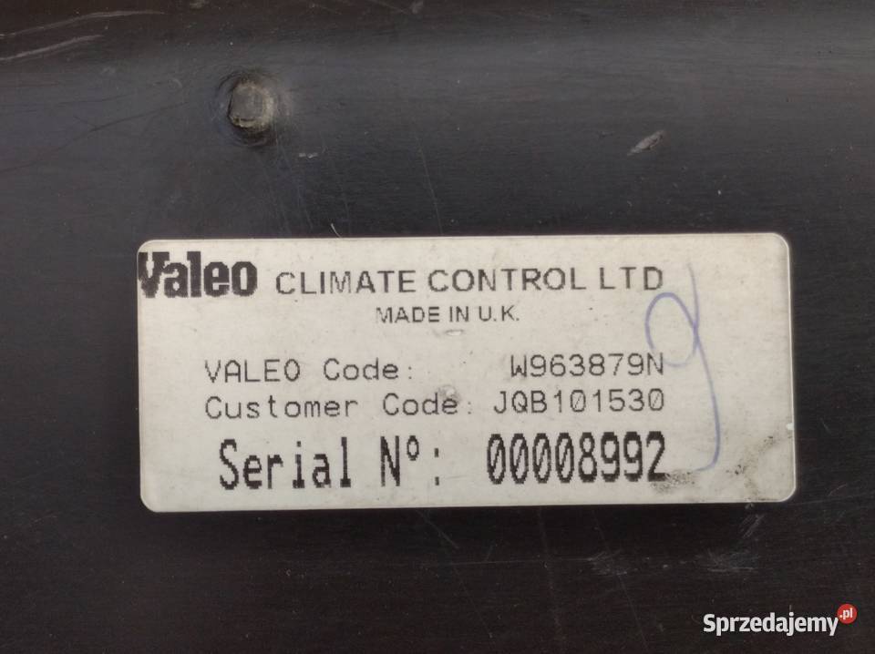 Rover Valeo W963879N JQB101530 Parownik Jarocin