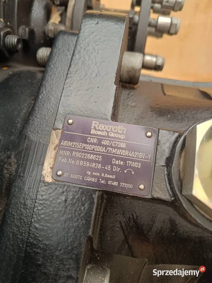 Pompa jazdy JCB Rexroth 400C7266 R902268625 Staszów sprzedam