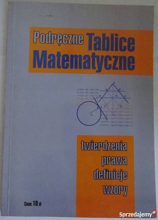 PODRĘCZNE TABLICE MATEMATYCZNE ZARZYCKA TERESA Siedlce