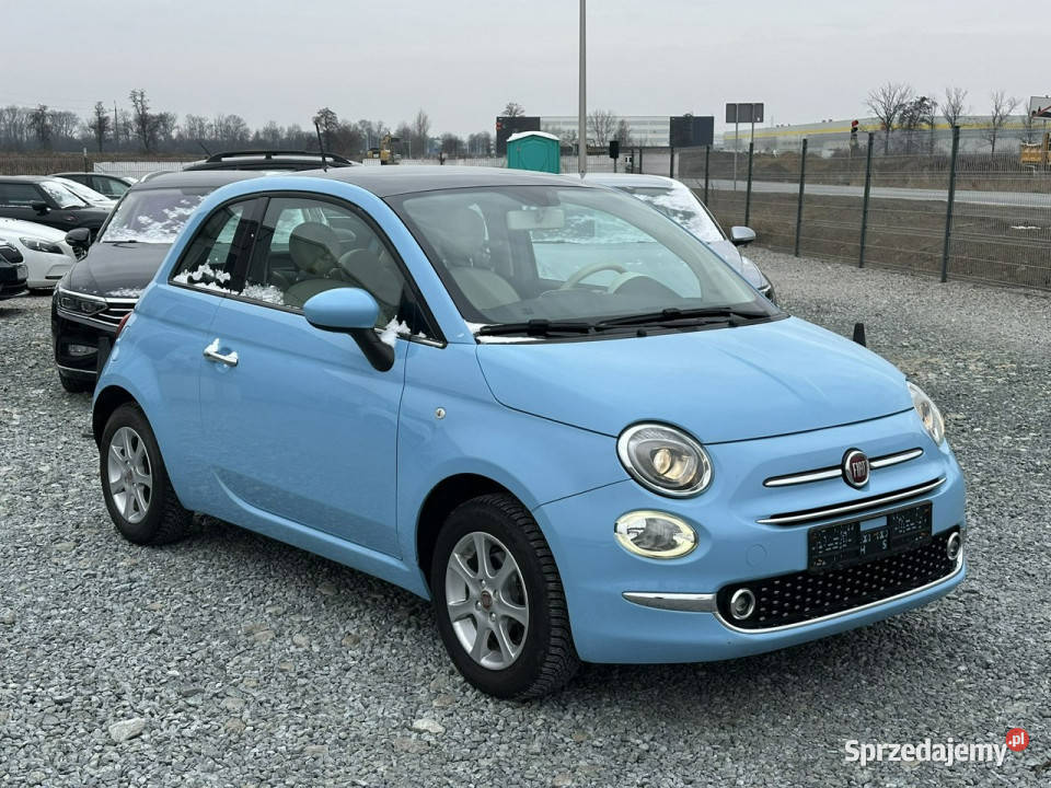 Fiat 500 12 69 2016r Lounge panorama zadbany I isofix