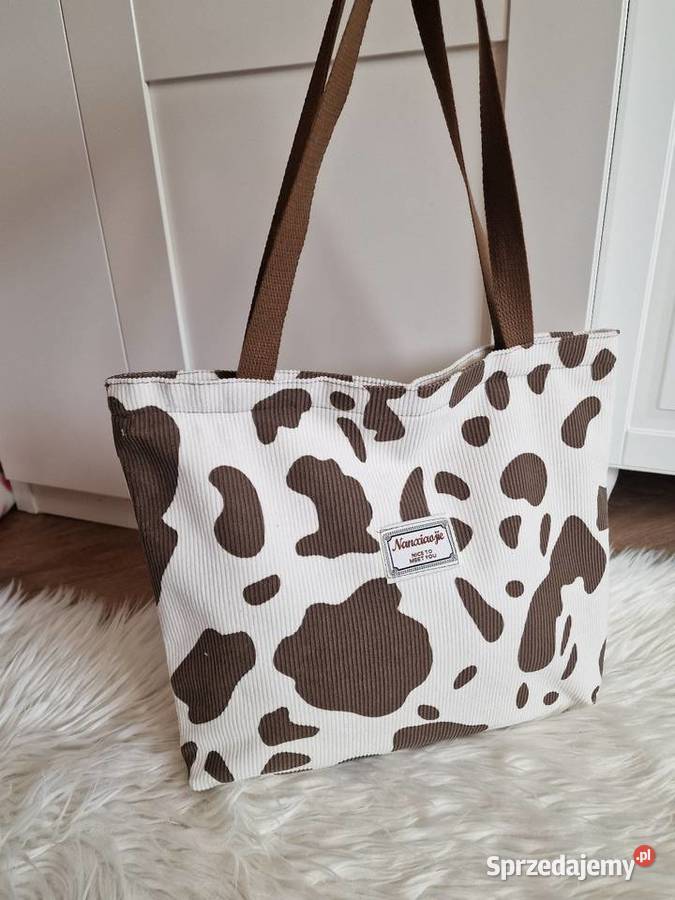 Torba na ramię A4 shopper krówka torebka na Kłodzko