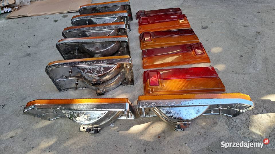 Fiat 125p lampy tylnie wkłady przód wielkopolskie Leszno
