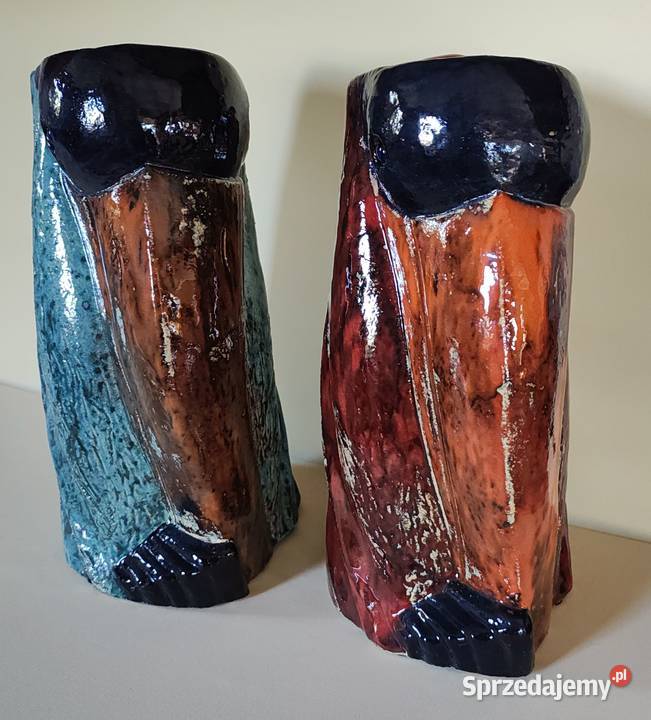 Rzeźba ceramiczna osłonki wazony Olbrzymie Tarnów