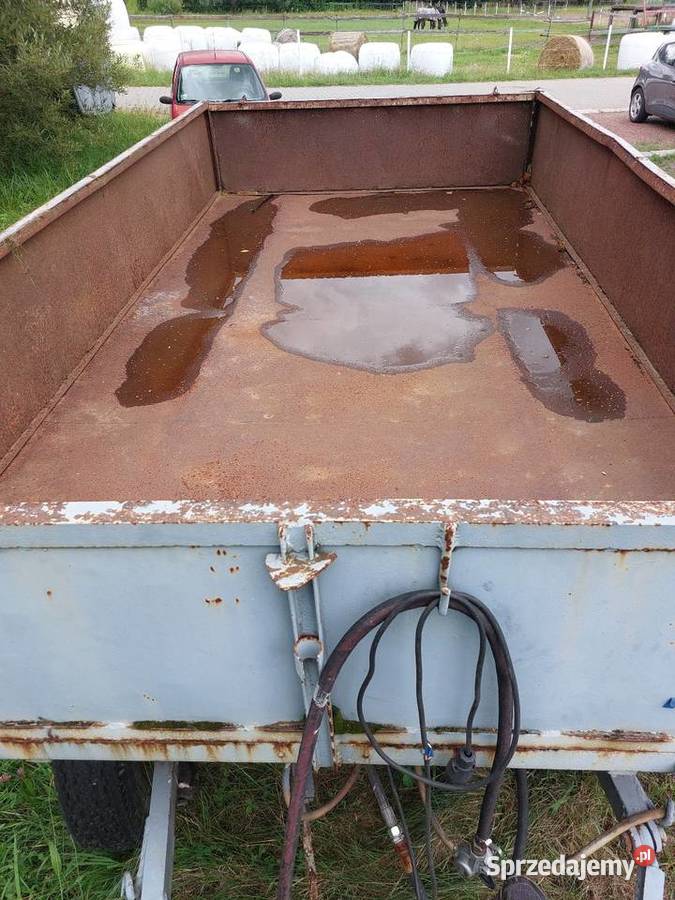 Przyczepa rolnicza Autosan d43 wywrót na 3