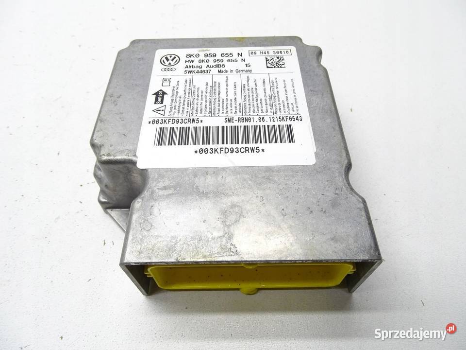 MODUŁ SENSOR STEROWNIK AIRBAG 8K0959655N AUDI A4