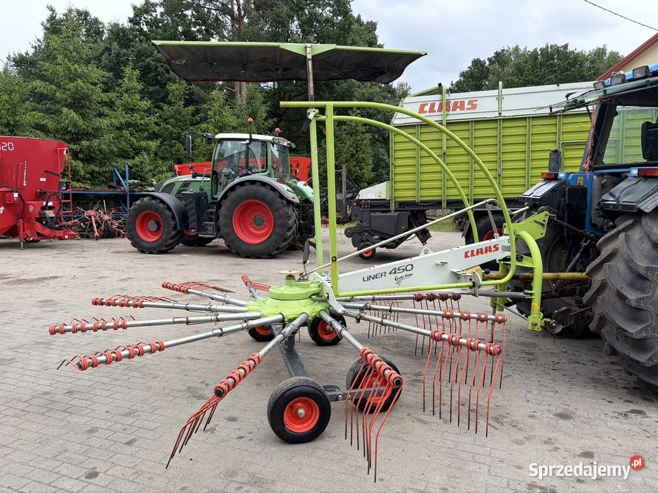 Zgrabiarka karuzelowa Claas Liner 450 Zgrabiarki i przetrząsacze mazowieckie Myszyniec sprzedam
