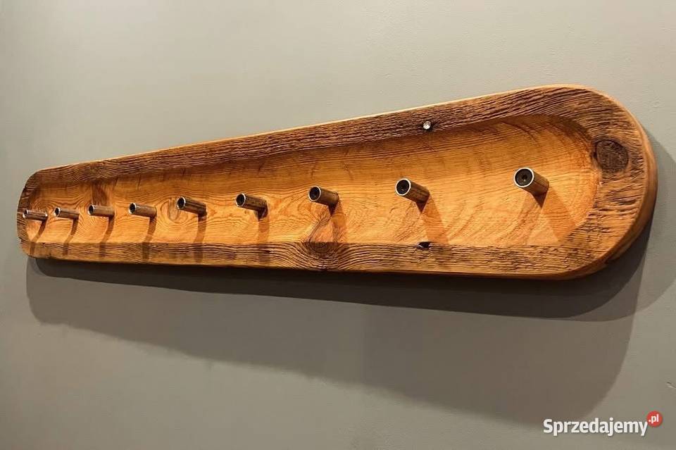 Wieszak loft drewno metal Grudziądz