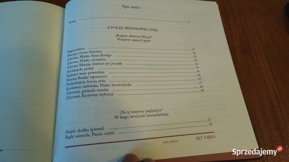 Przedziwna Matka Stworzyciela Swego antologia