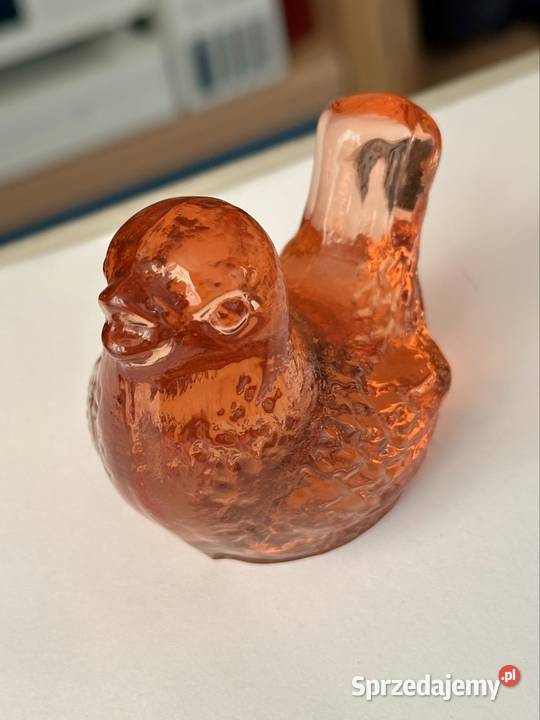 Przycisk do papieru Bohemia szkło rozalinowe Warszawa