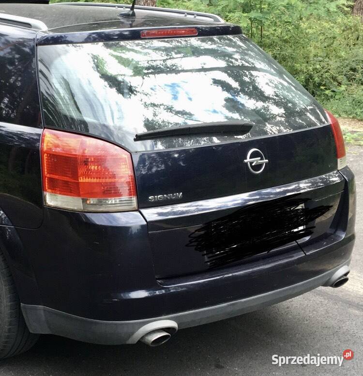 dokładka zderzaka tył Opel Signum na dwa wydechy mazowieckie Pułtusk