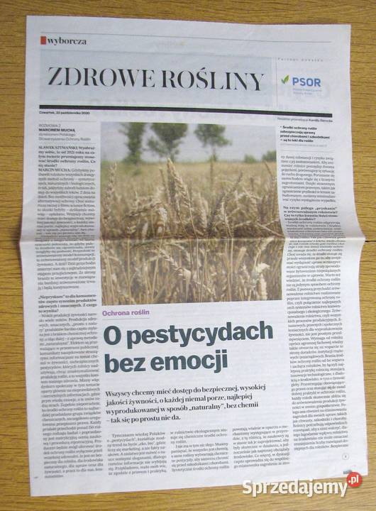 Zdrowe rośliny Gazeta Wyborcza lubelskie Parczew