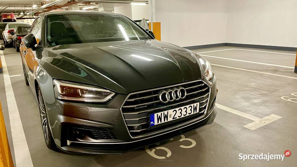 Audi A5 20 TDI Quattro Sportback S line kamera cofania A5 mazowieckie Warszawa