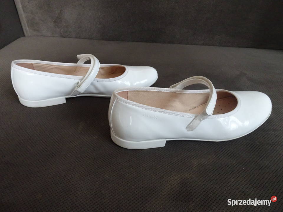 dziewczęce białe półbuty baleriny Geox rozmiar mazowieckie Warszawa