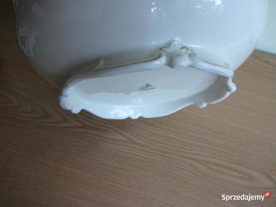 Stara Miska Porcelanowa Ecru Fabryka Frstenberg Poznań