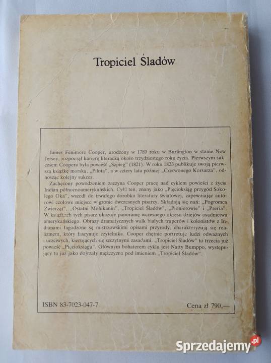 TROPICIEL ŚLADÓW James Fenimore Cooper Hajnówka