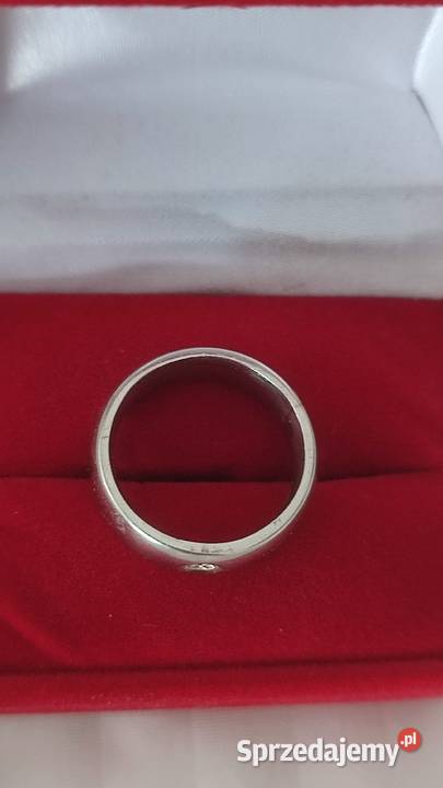 Pierścionekobrączka platynowa Platyna 950 Waga Gdańsk