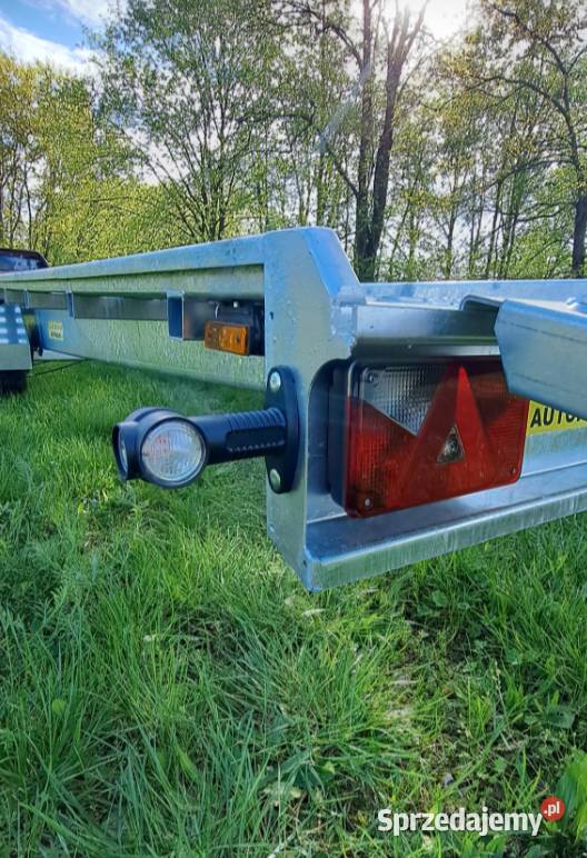 Laweta z najazdami na 2 auta 85x2 m DMC 3500 sprzedam