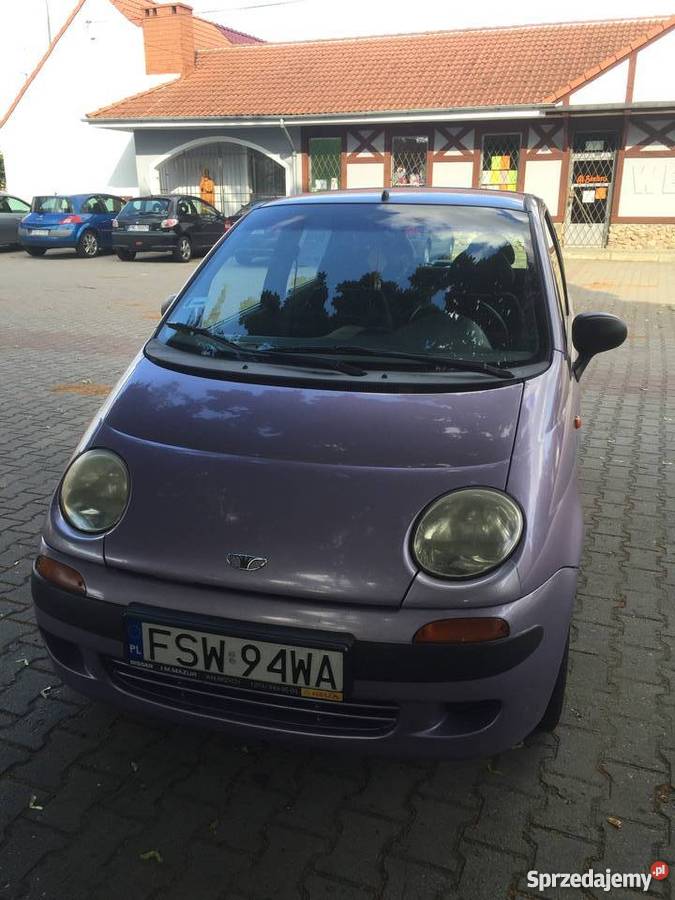 Daewoo Matiz kolor różowyfioletowy do negocjacji kupiony w Polsce Babimost