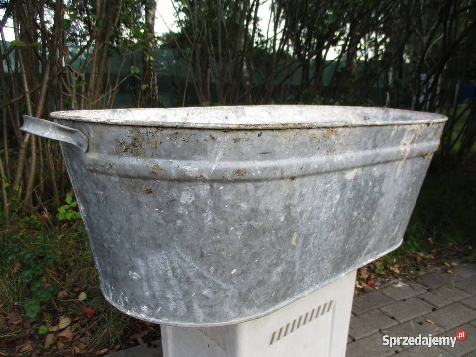 Stara Wanna Balia Ceber ocynkowana z uszami PRL Pozostałe Nieporęt
