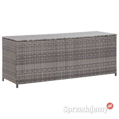 vidaXL Skrzynia ogrodowa szara 120 x 50 x 60 Skrzynie ogrodowe Warszawa