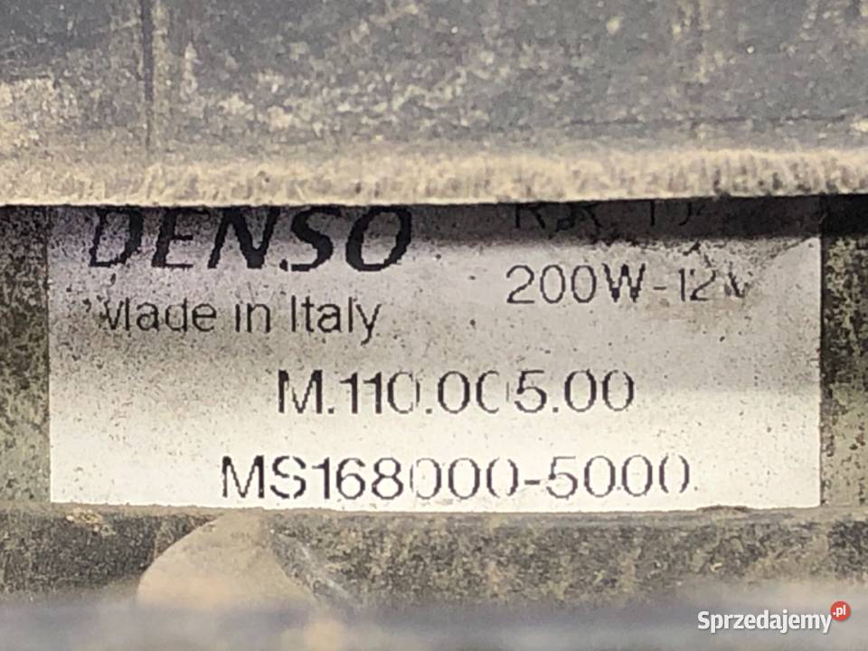 WENTYLATOR CHŁODNICY FIAT DOBLO I 19 105 Wentylatory chłodnicy podkarpackie