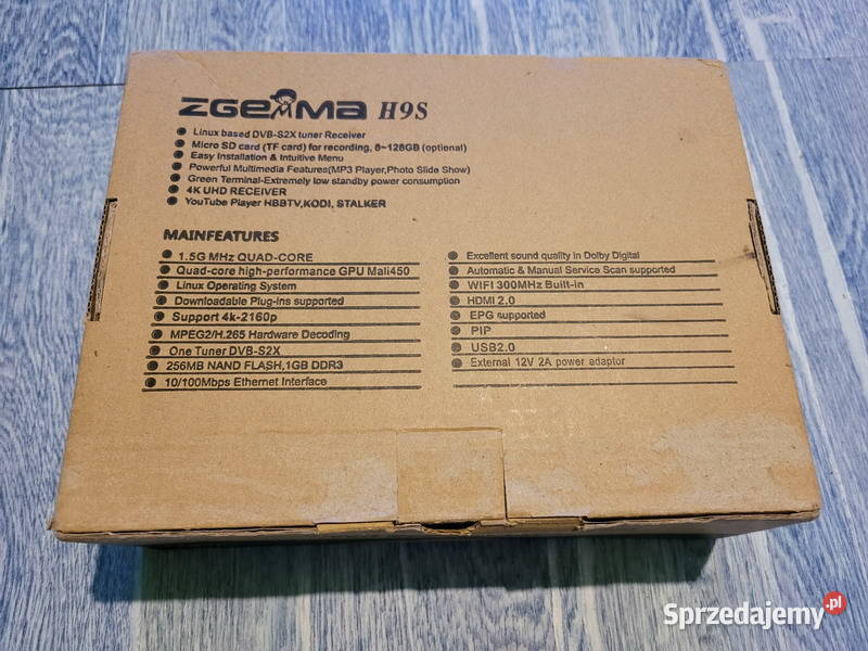 Dekoder satelitarny Zgemma H9S Nowy Sącz