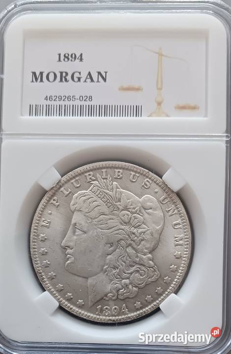 1 Dolar USA Morgan 1894 r men S Slab Kopia sprzedam