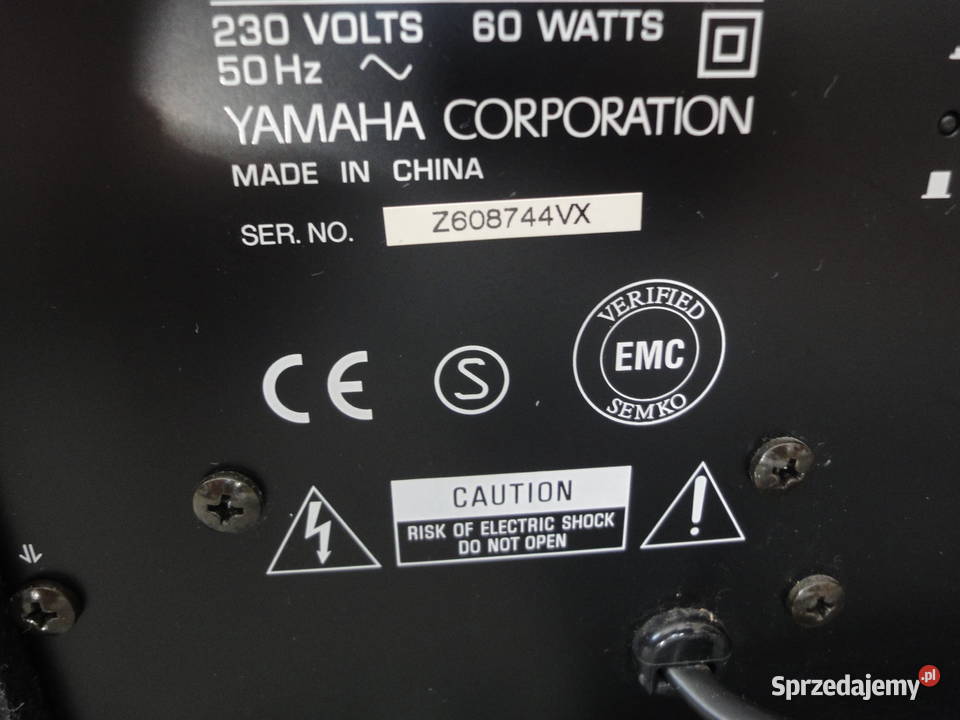 Zestaw głośników do kina domowego YAMAHA Kraków