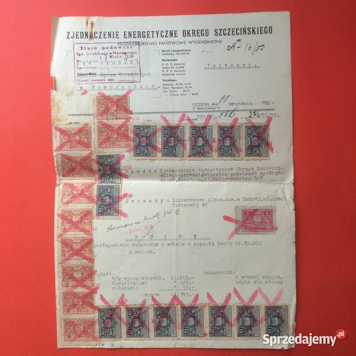 1706 Pismo Pozew Sądu W NowogardzieDo zachodniopomorskie sprzedam