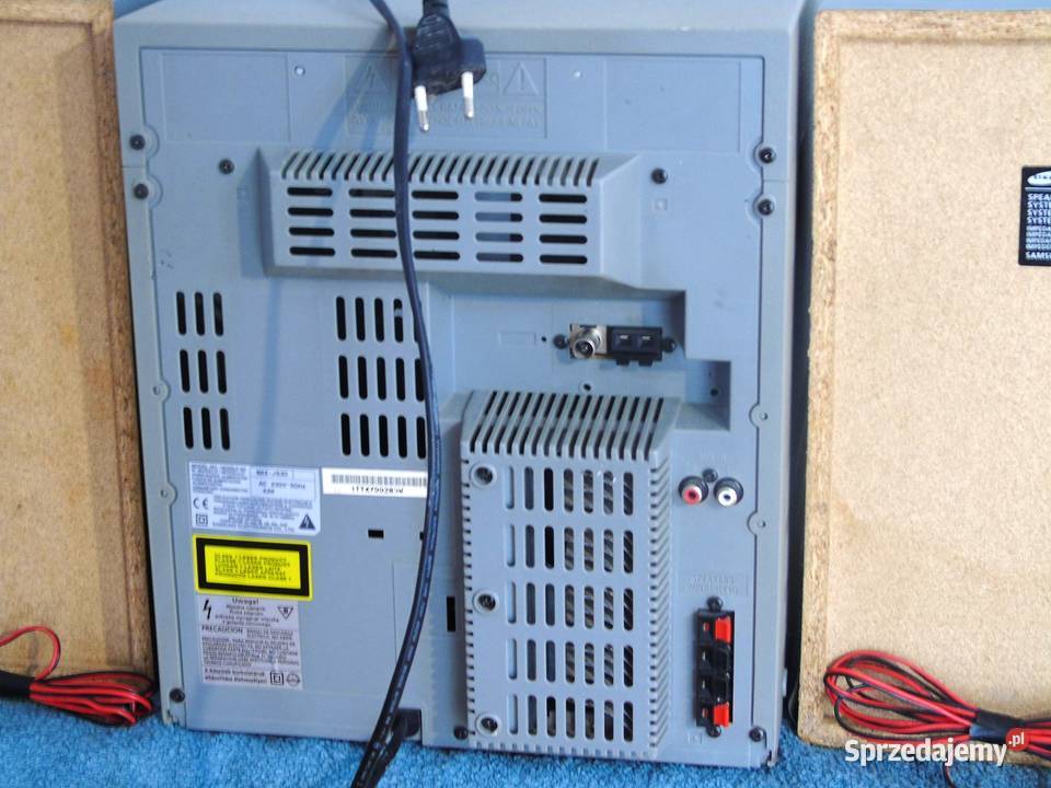 Wieża stereo amsung kolumny Radio RDS Mag AUX Jasło