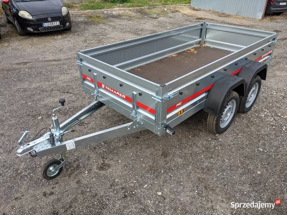 Przyczepa TEMARED PRO 26122 dwuosiowa 264x126 lubelskie Lublin