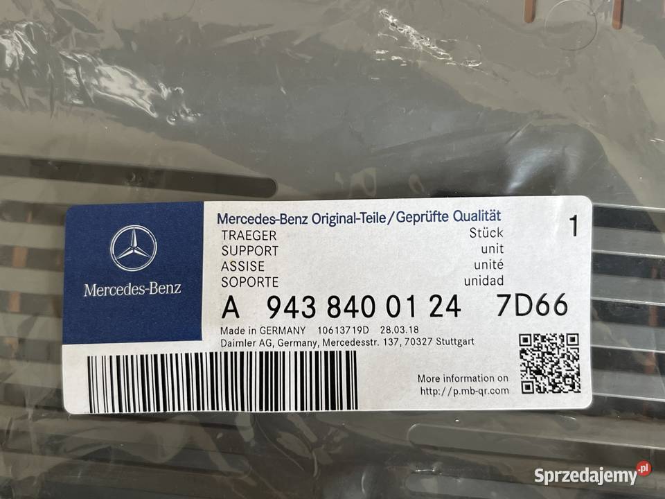 Mercedes Sprinter kieszeń radia obudowa nowa