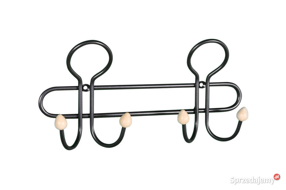 Wieszak uniwersalny 4 haczyki metaloplastyka