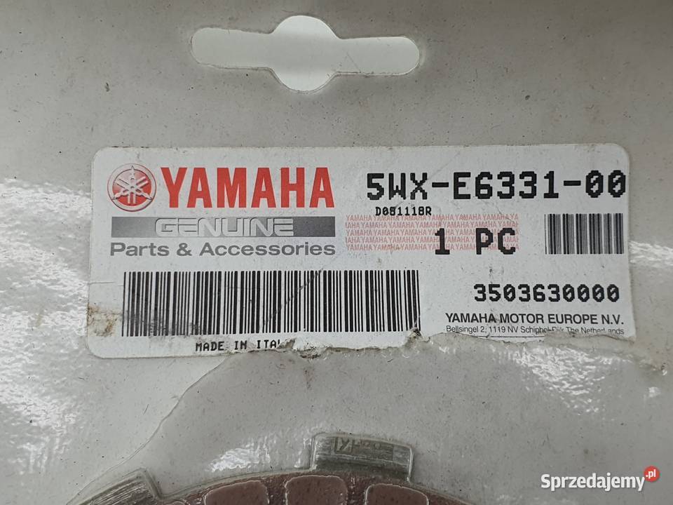 YAMAHA DT50 0306 TARCZA SPRZĘGŁA NOWA ORYGINAŁ