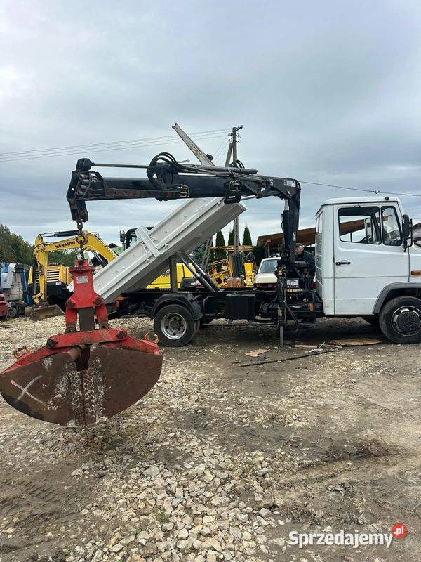 Wywrotka MERCEDES Vario HDS HIAB 055 Duo Łyżka z Tymowa