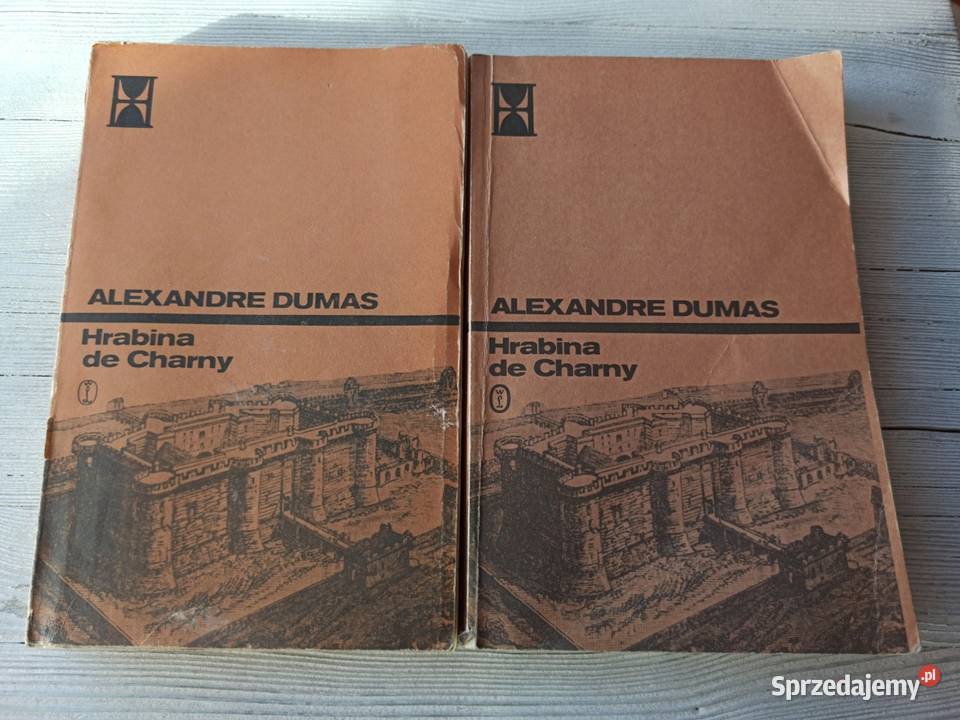 Alexandre Dumas Hrabina de Charny dwa tomy 1987 Bielsko-Biała