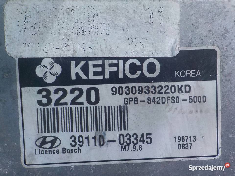 HYUNDAI i20 I 12B 09r HB 5D sterownik komputer Suków